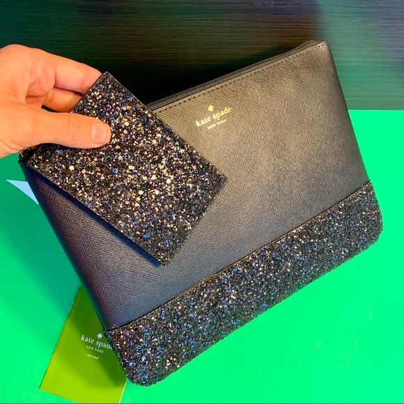 ✨Kate Spade Set in Black Glitter ✨ - Picture 6 of 7